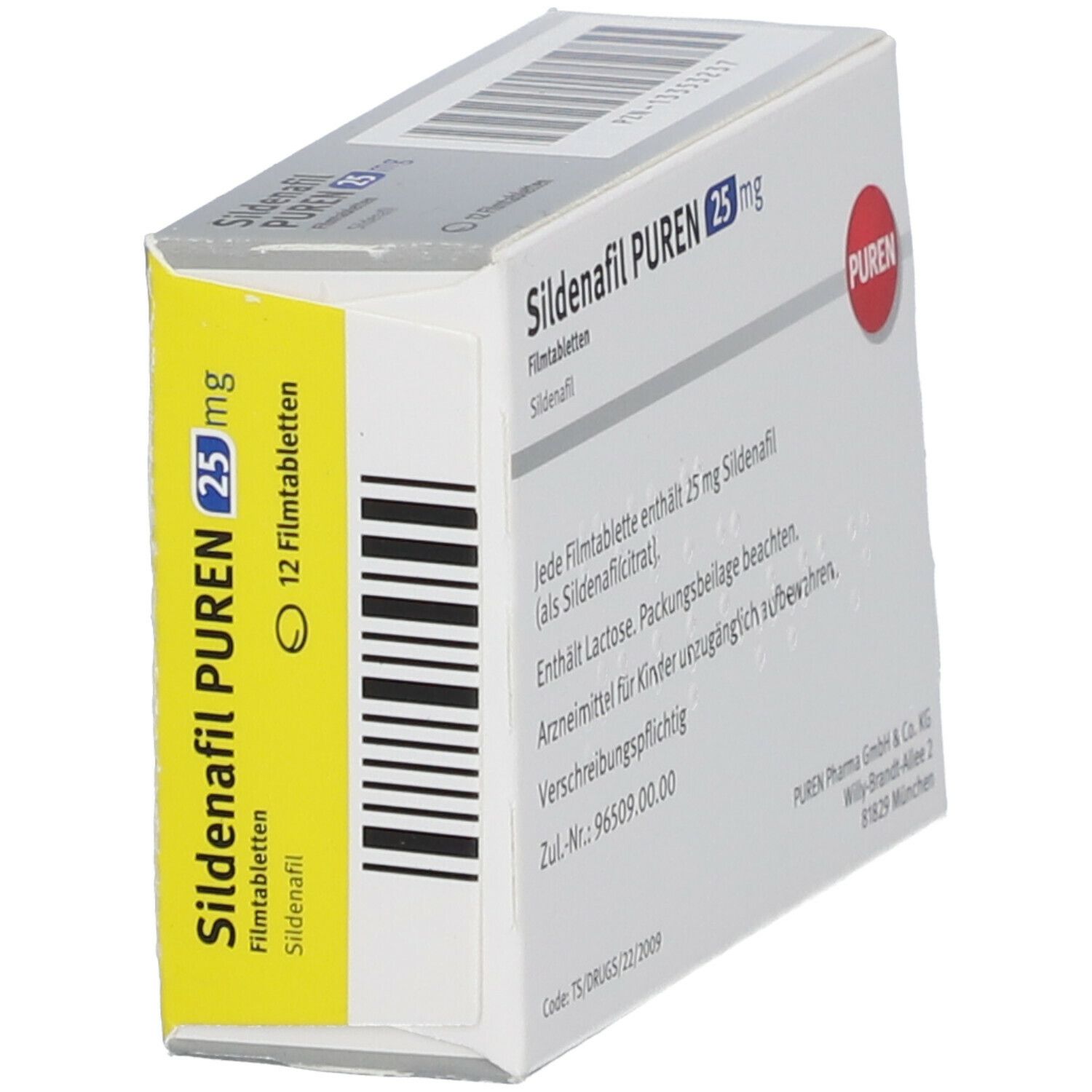 Sildenafil mepha 25 mg