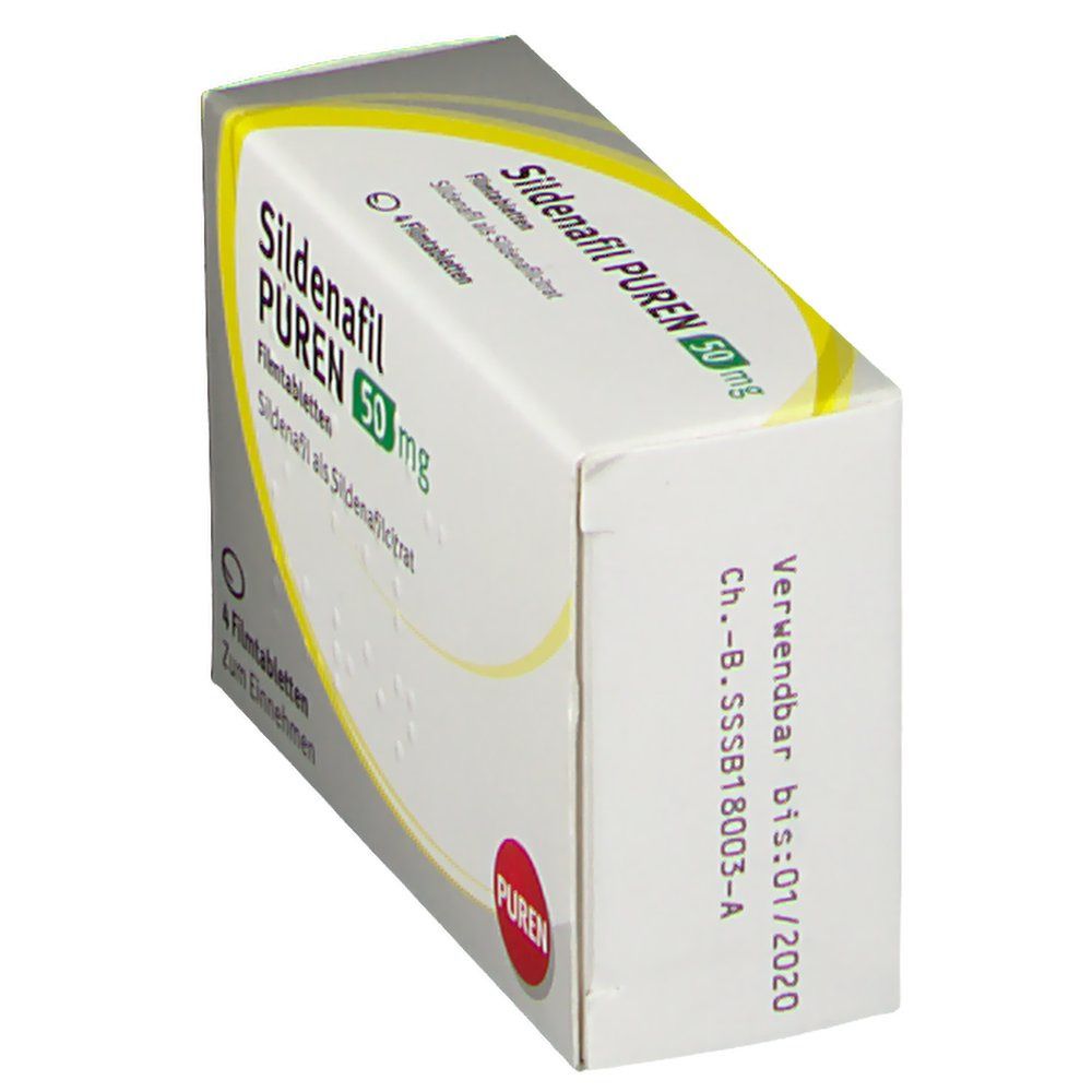 Sildenafil Puren 50 mg Filmtabletten 4 St