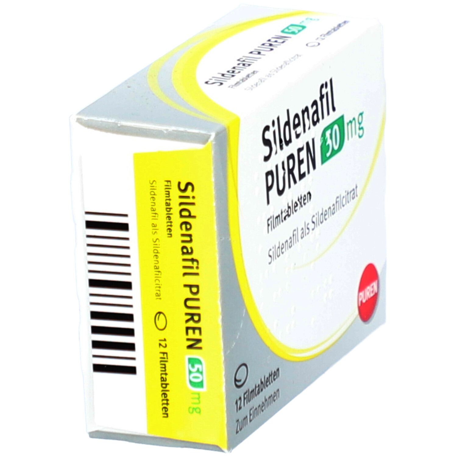 Sildenafil Puren 50 mg Filmtabletten 12 St