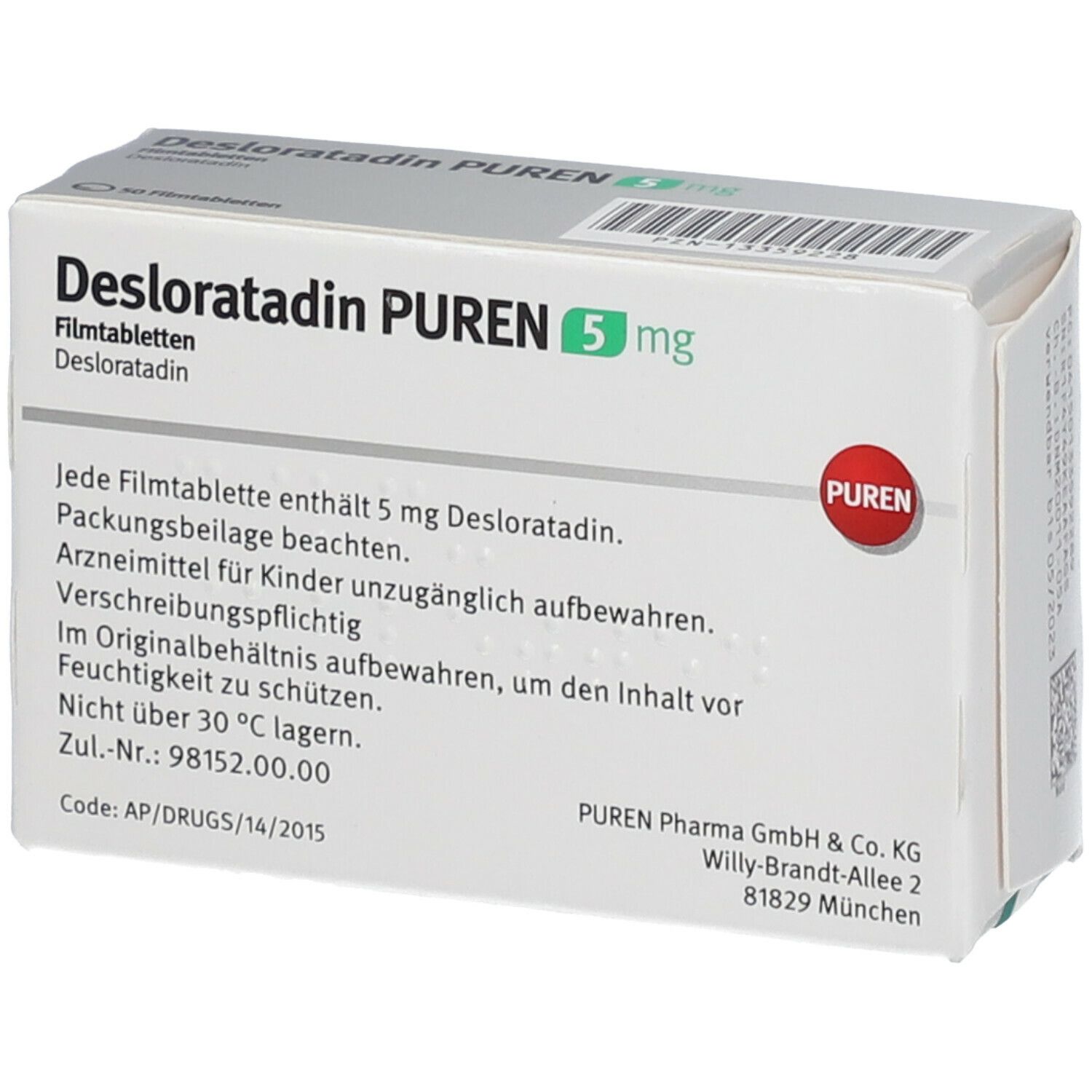 Desloratadin PUREN 5 mg