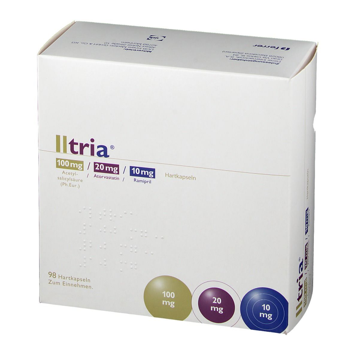 Iltria® 100 mg/20 mg/10 mg