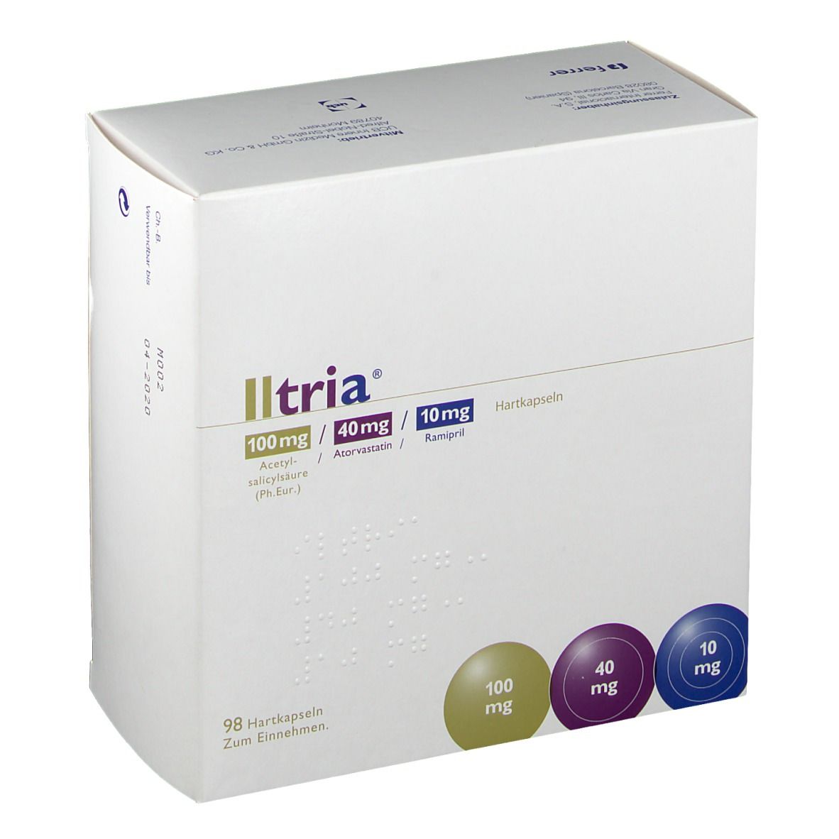 Iltria® 100 mg/40 mg/10 mg
