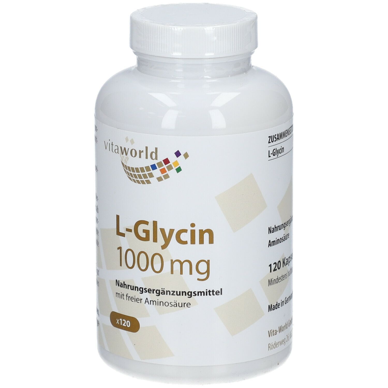 VitaWorld L-Glycin 1000 mg 120 St - Shop Apotheke