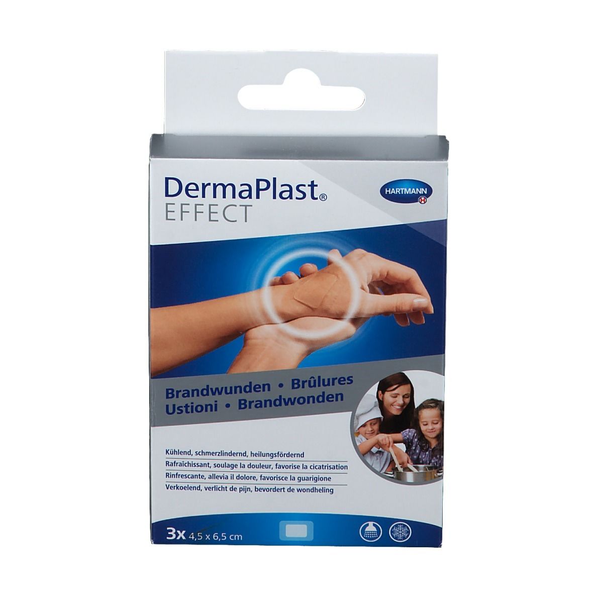 DermaPlast® EFFECT Brandwunden 4,5 x 6,5 cm