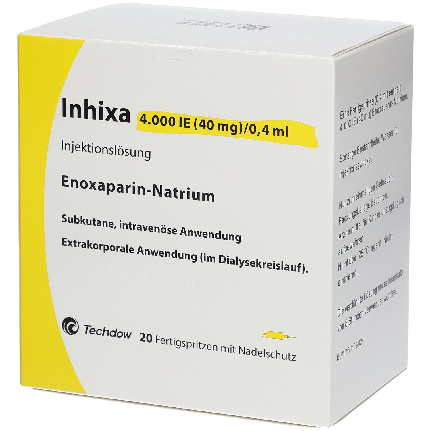 Inhixa 4.000 IE 40 mg/0,4 ml