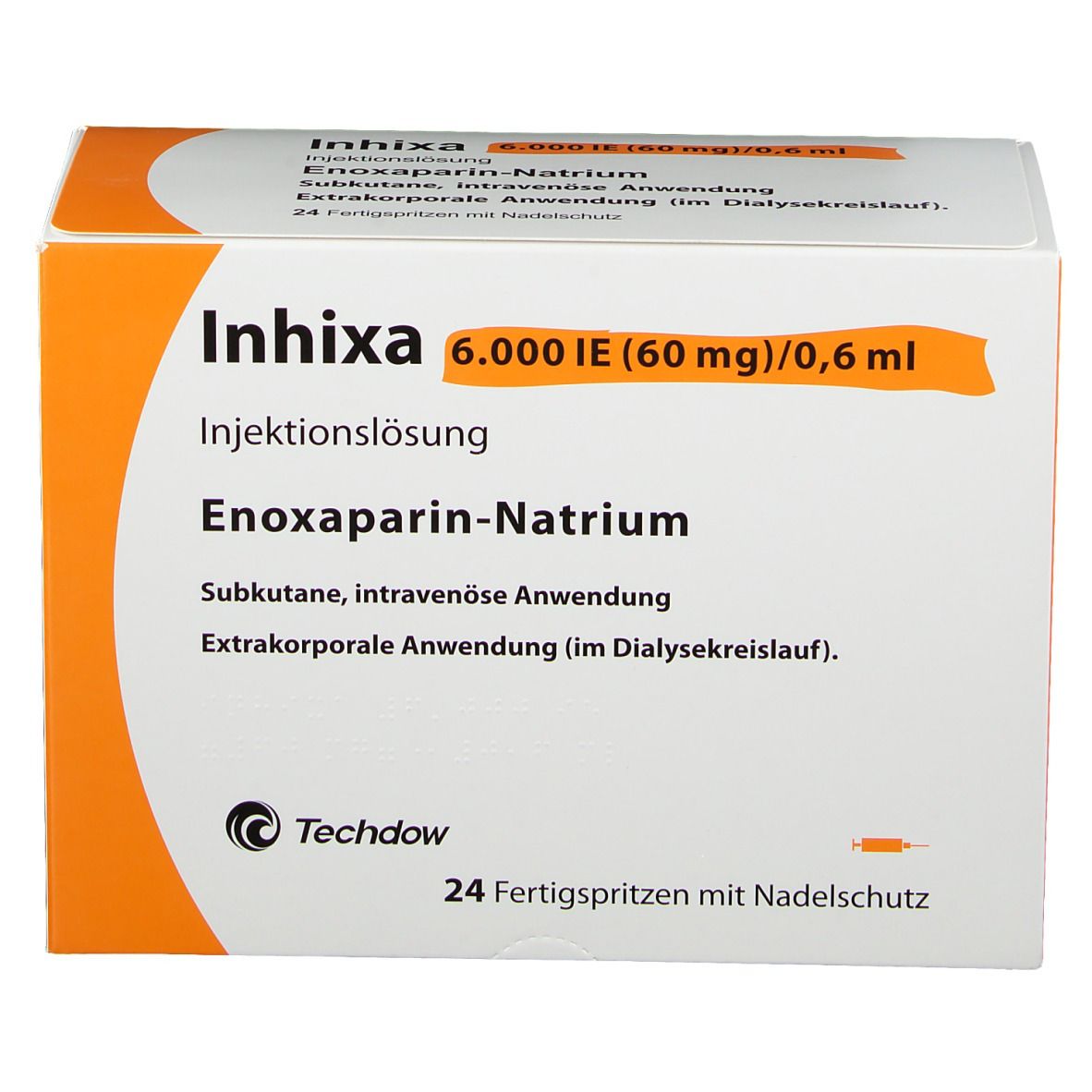 Inhixa 6.000 IE 60 mg/0,6 ml