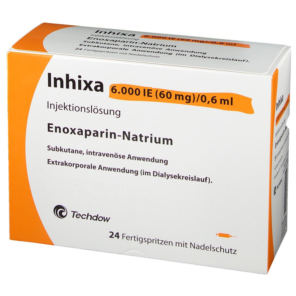 Inhixa 6.000 IE 60 mg/0,6 ml