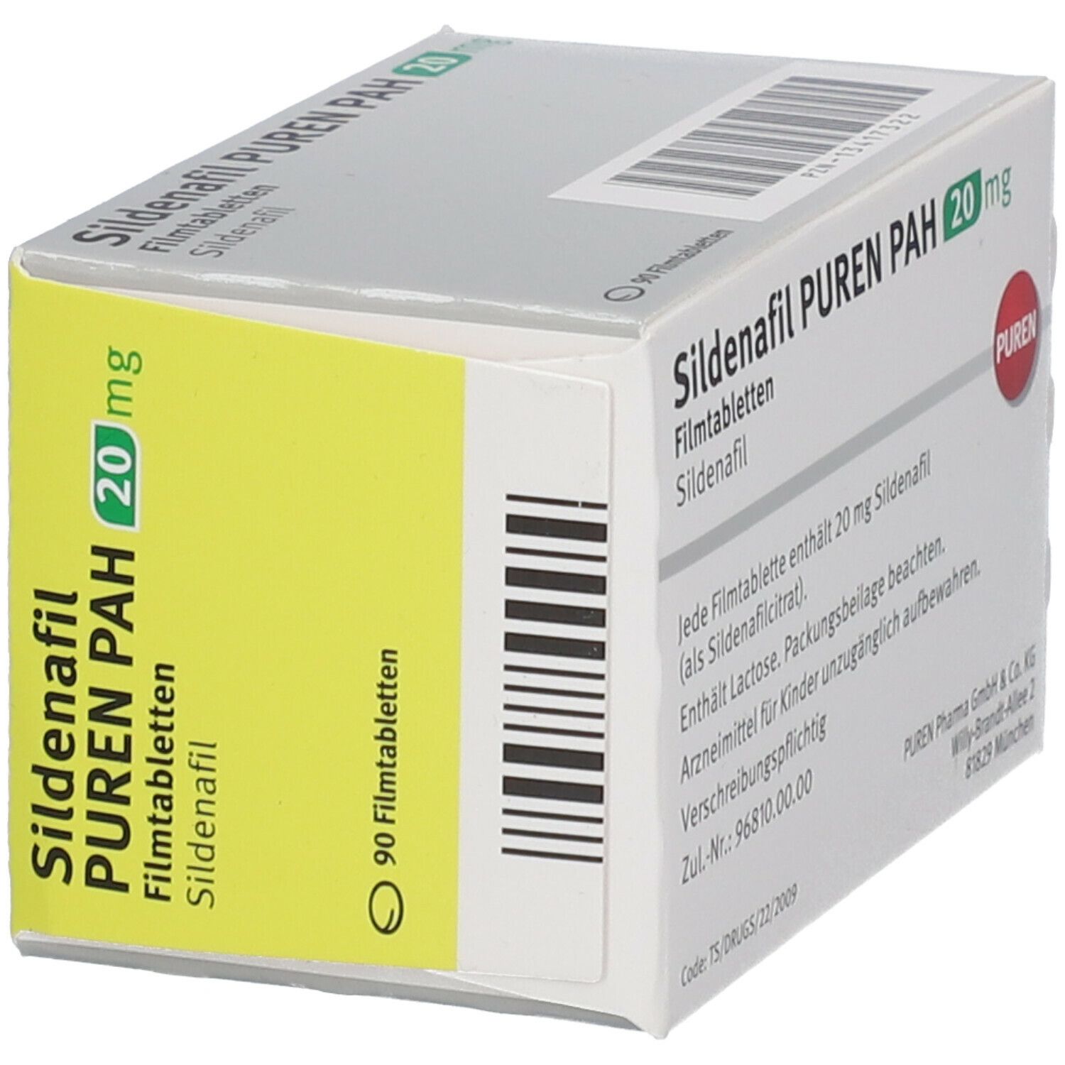 Sildenafil PUREN PAH 20 mg
