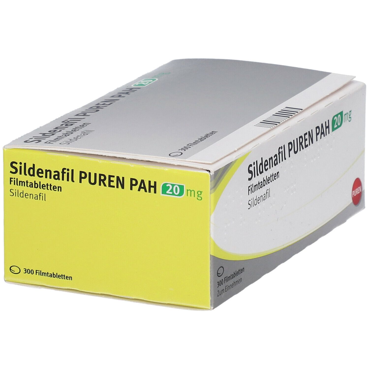 Sildenafil Puren PAH 20 mg Filmtabletten 300 St