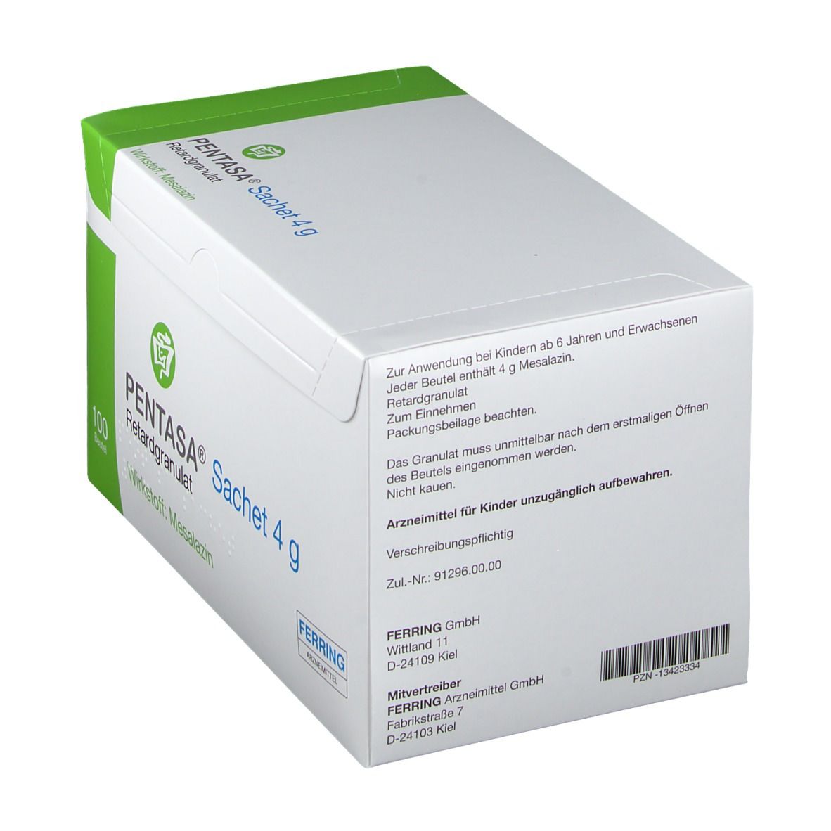 Pentasa Sachet 4 g Retardgranulat 100 St Retard-Granulat