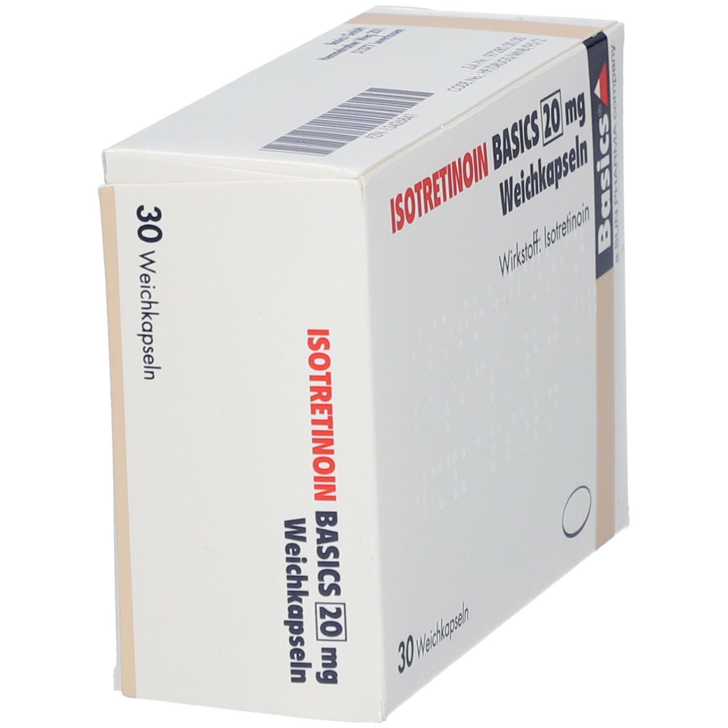 Isotretinoin Basics 20 mg Weichkapseln 30 St