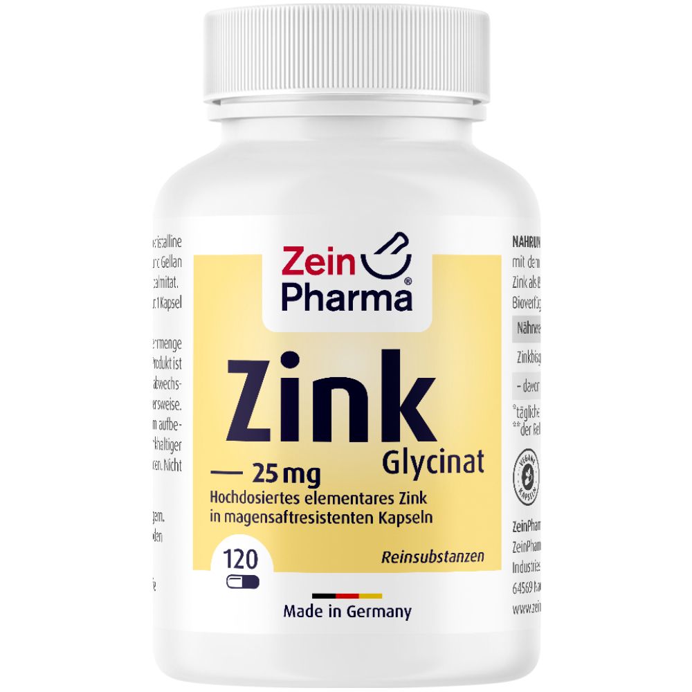 ZeinPharma® Zink Kapseln Chelat 25 mg