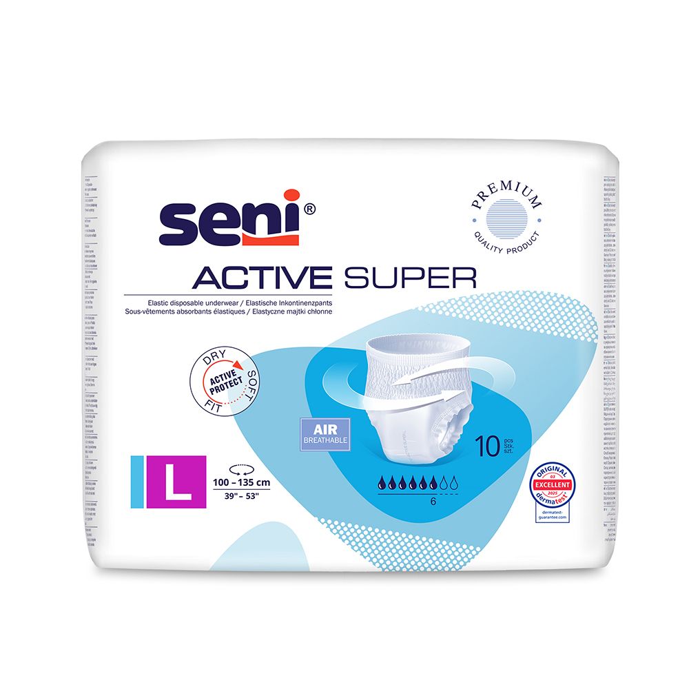 Seni Active Inkontinenzpants super L 10 St