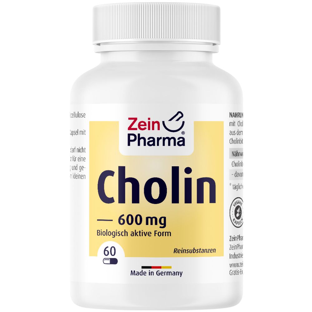 Cholin Kapseln 600 mg ZeinPharma