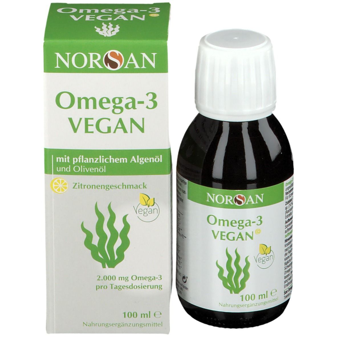 Norsan Omega-3 Vegan flüssig 3x100 Milliliter