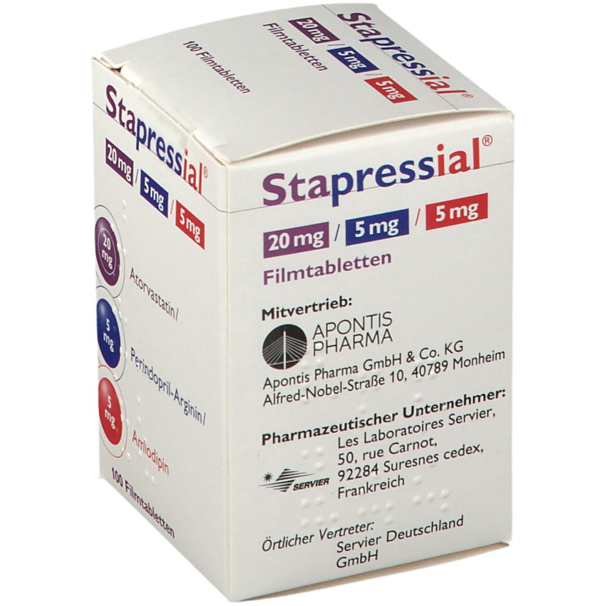 Stapressial® 20 mg/5 mg/5 mg