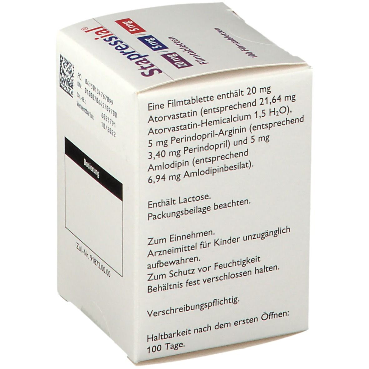 Stapressial® 20 mg/5 mg/5 mg