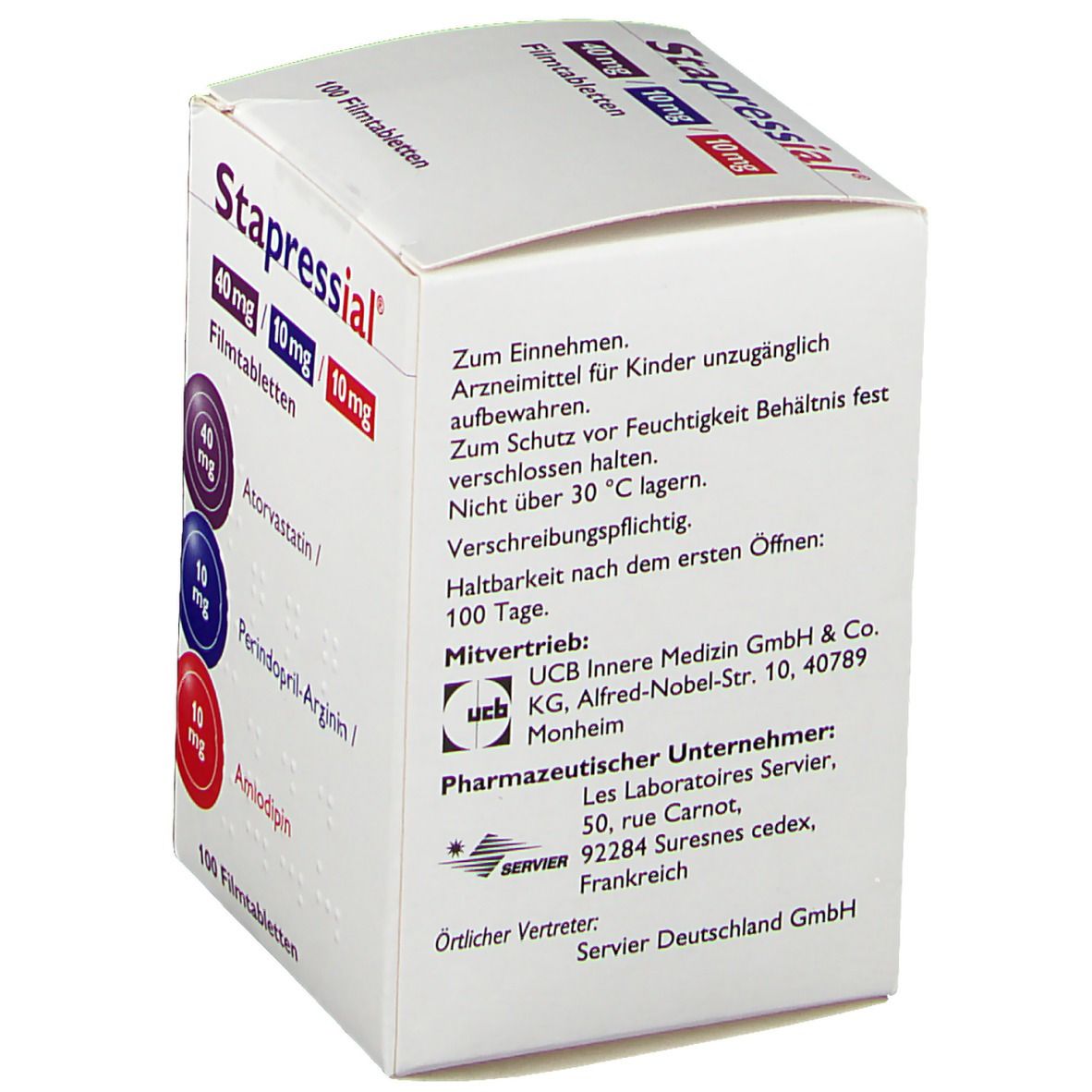Stapressial® 40 mg/10 mg/10 mg