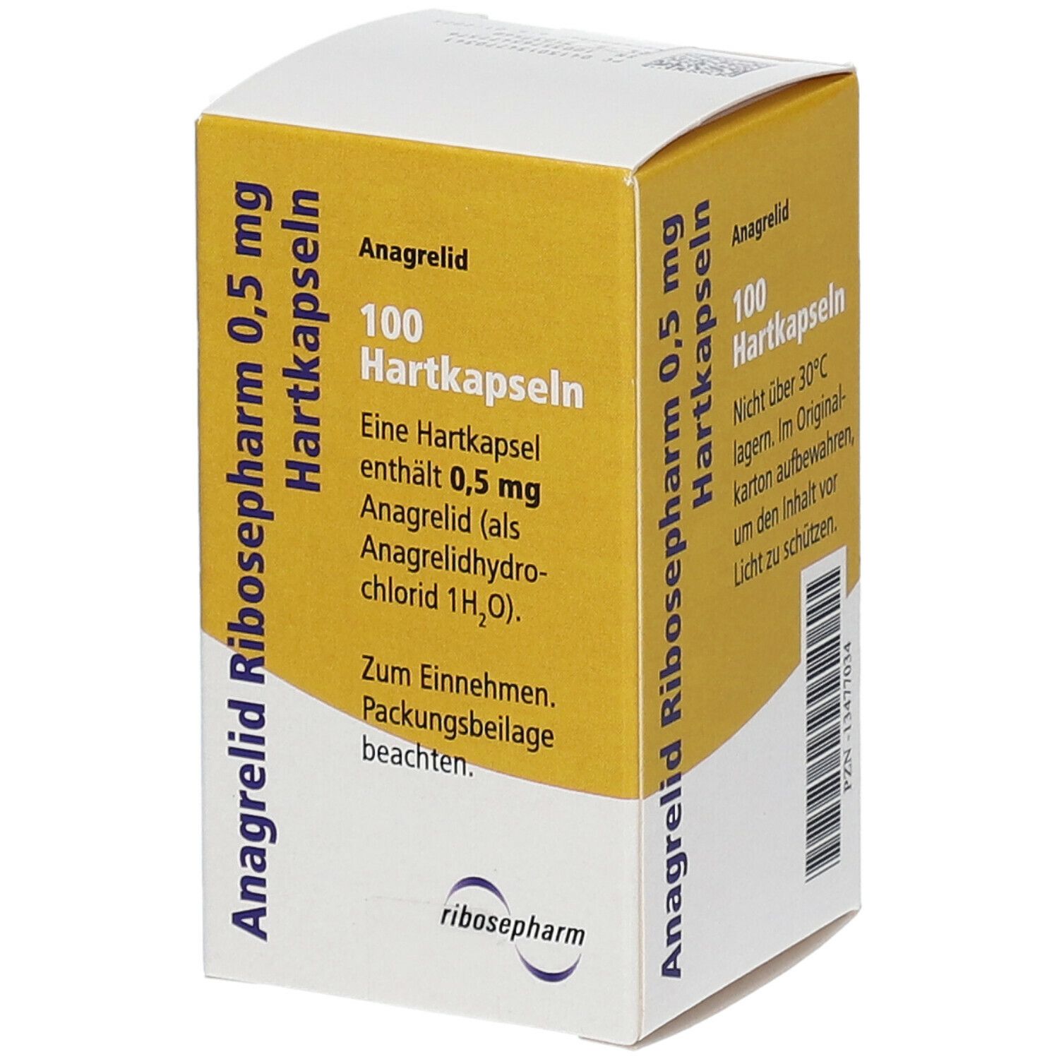 Anagrelid Ribosepharm 0,5 mg
