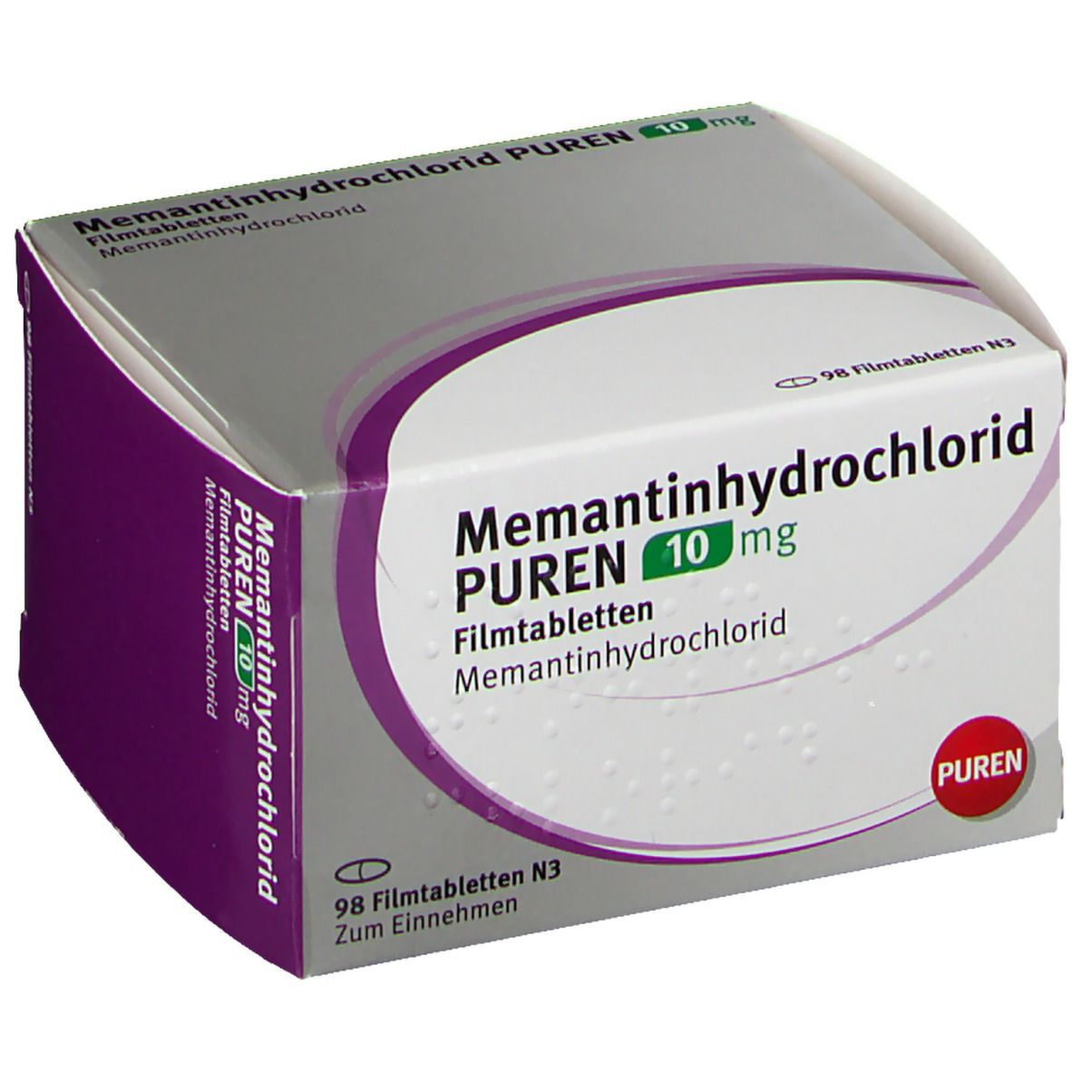 Memantinhydrochlorid PUREN 10 mg