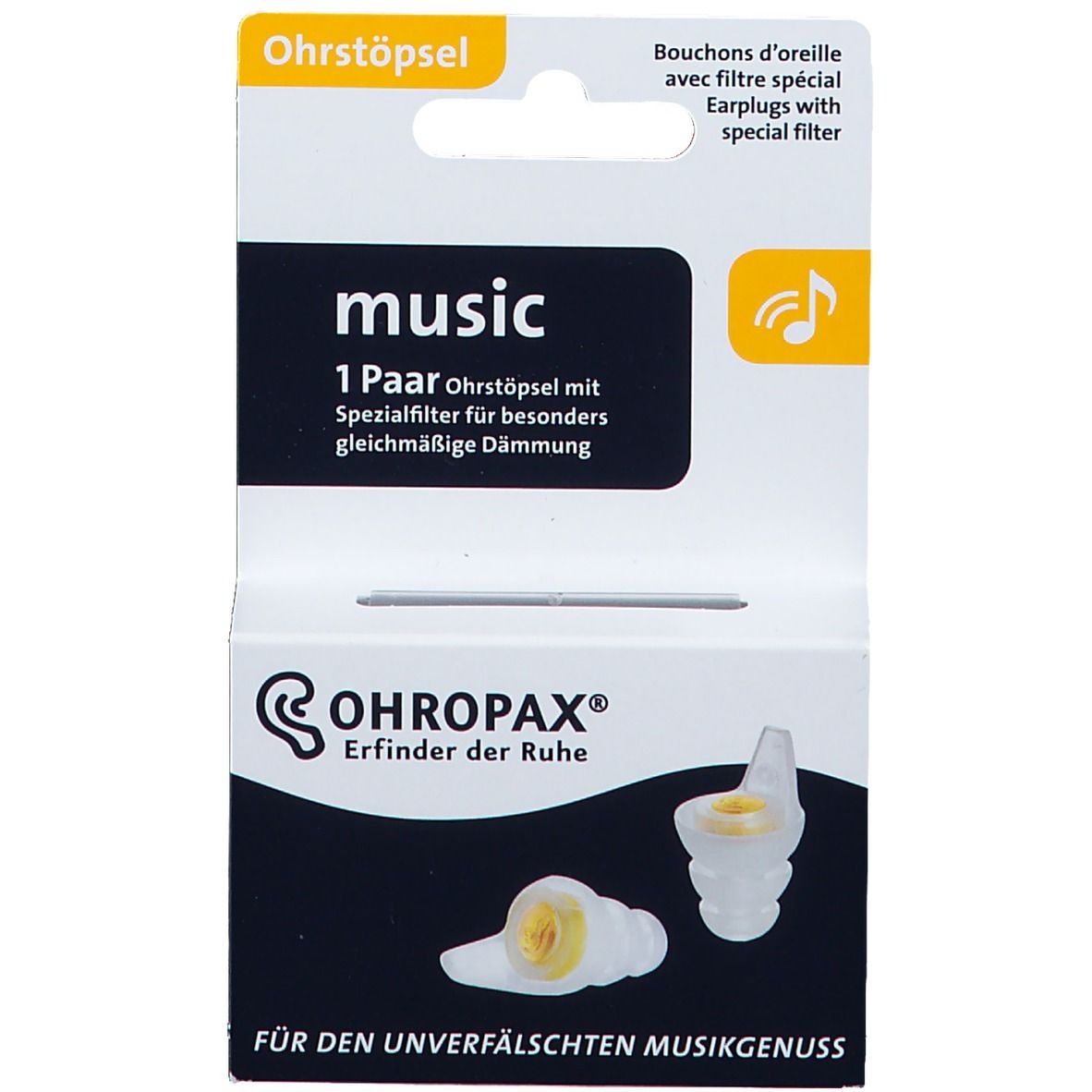 OHROPAX® music Ohrstöpsel mit Filter