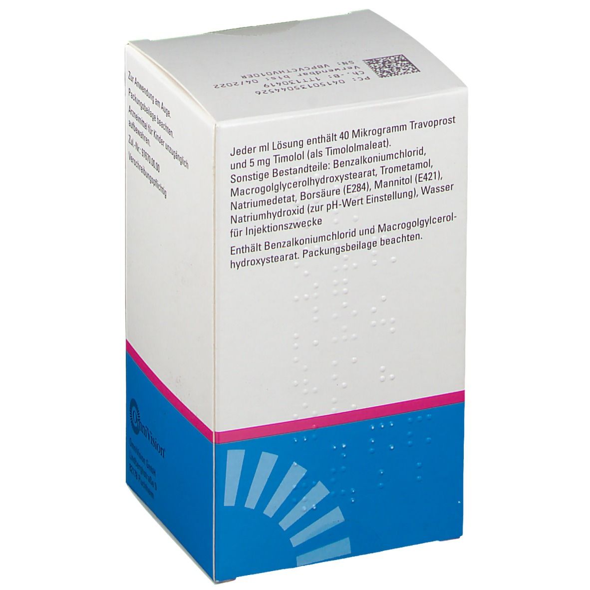 TravoTim-Vision® 40 µg/ml + 5 mg/ml