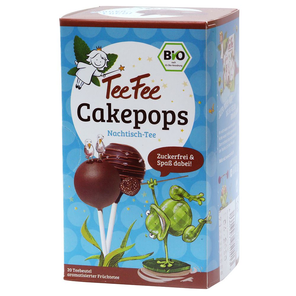 TeeFee Bio Nachtisch-Tee mit Cakepops zuckerfrei
