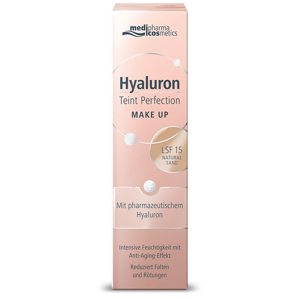 medipharma cosmetics Hyaluron Teint perfection Make Up Natural Sand LSF 15
