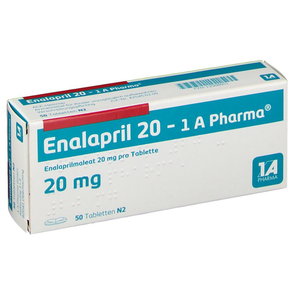 Enalapril 20 - 1 A Pharma®