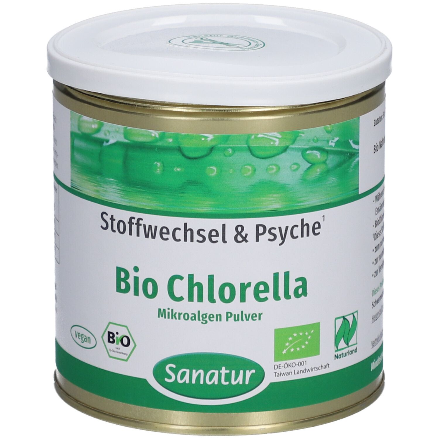 Sanatur Bio Chlorella Mikroalgen Pulver