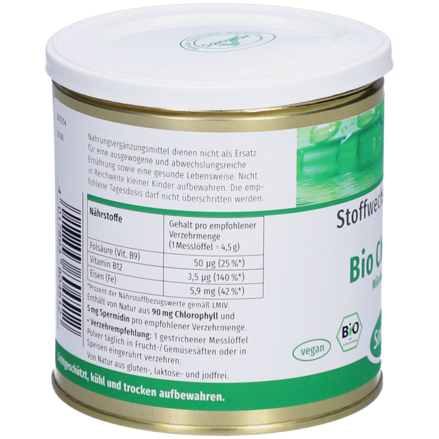 Sanatur Bio Chlorella Mikroalgen Pulver