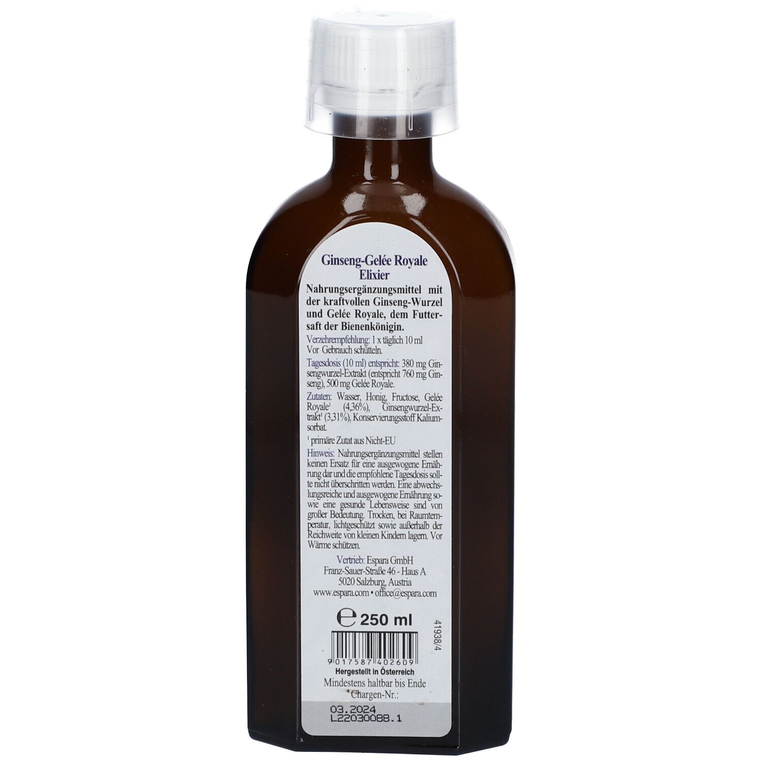 Espara Ginseng Gelee Royale Elixir