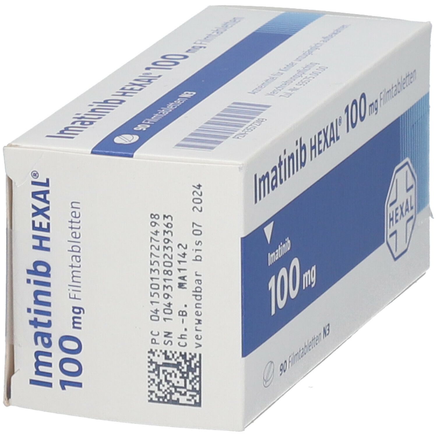 Imatinib Hexal 100 mg Filmtabletten 90 St