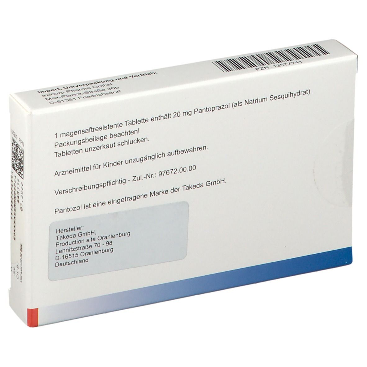 Pantozol 20 mg