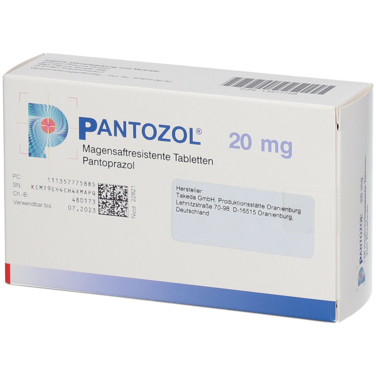 Pantozol 20 mg