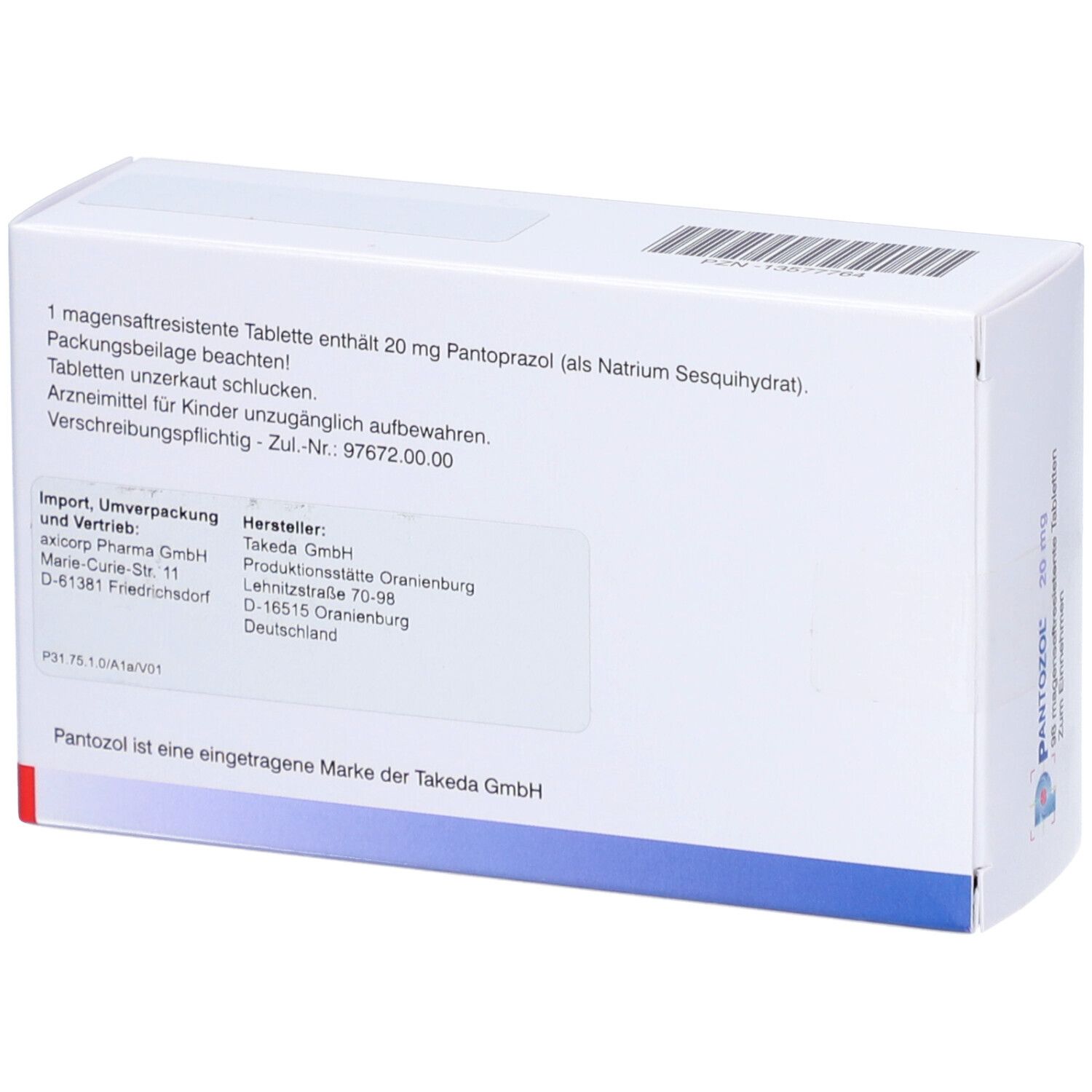 Pantozol 20 mg