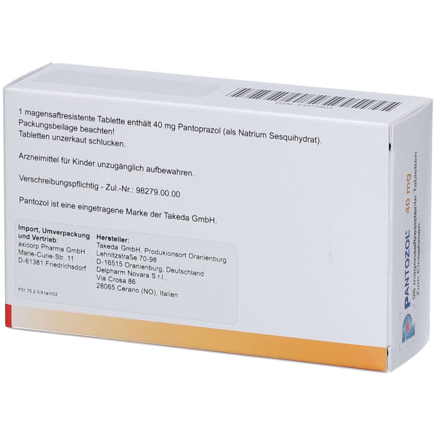 Pantozol 40 mg