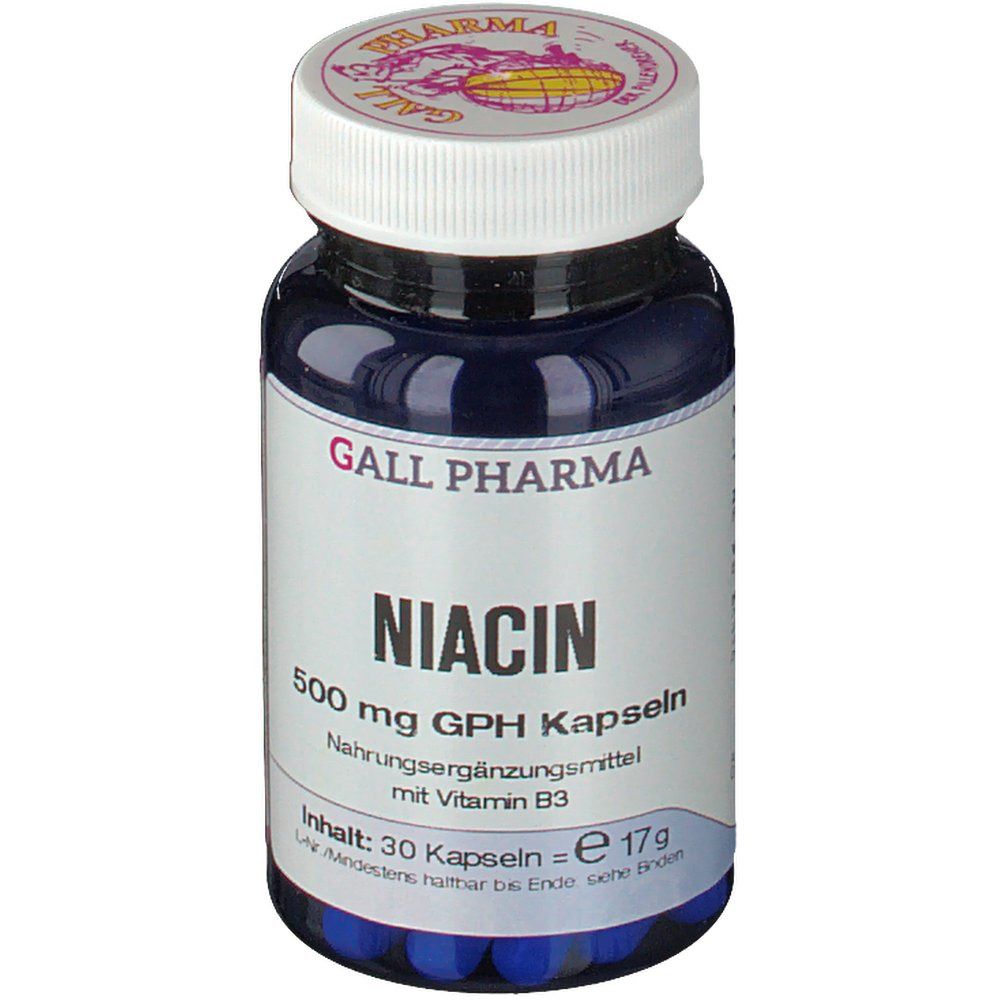 GALL PHARMA Niacin 500 mg GPH