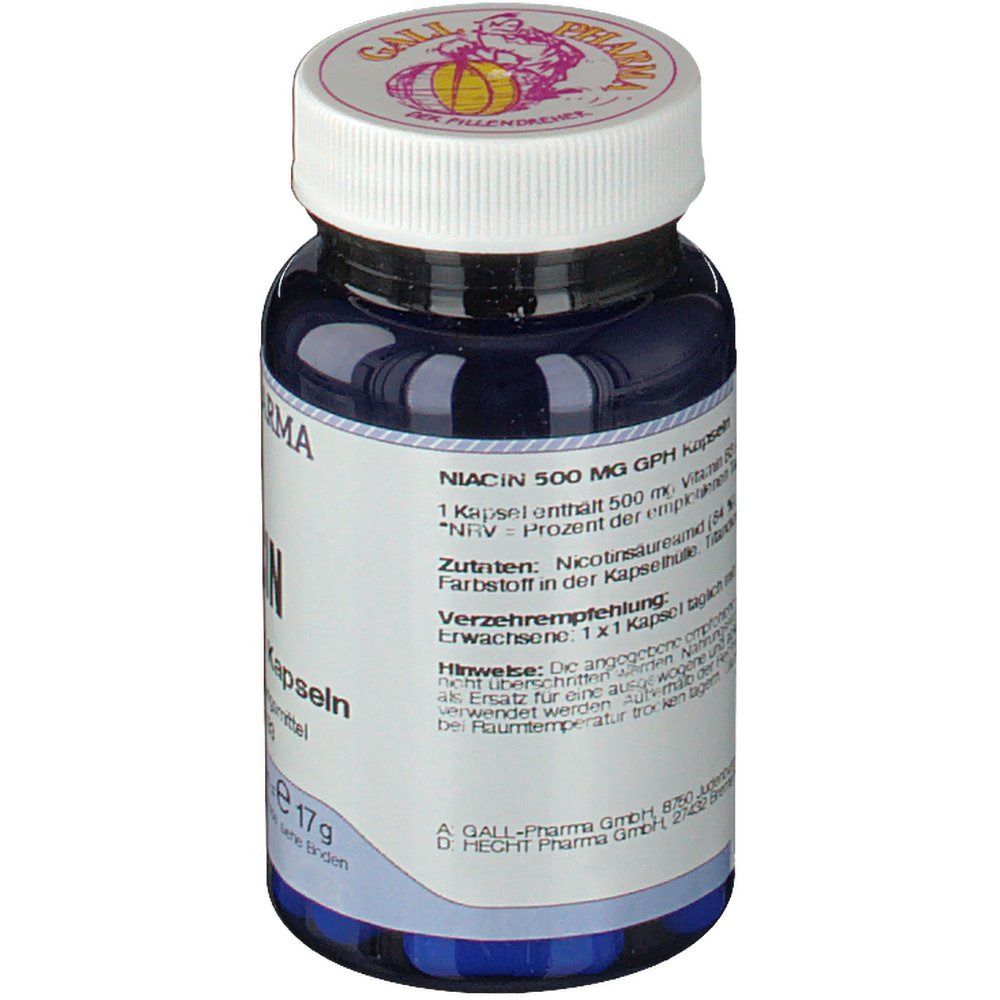 Niacin 500 mg GPH Kapseln