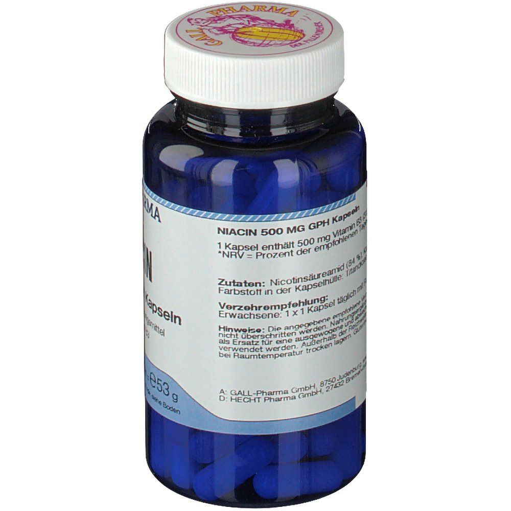 GALL PHARMA Niacin 500 mg GPH