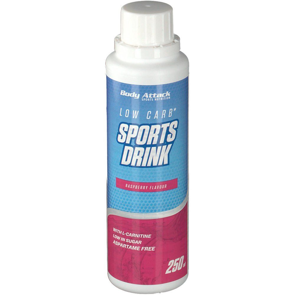 Body Attack Low Carb Sports Drink Raspberry