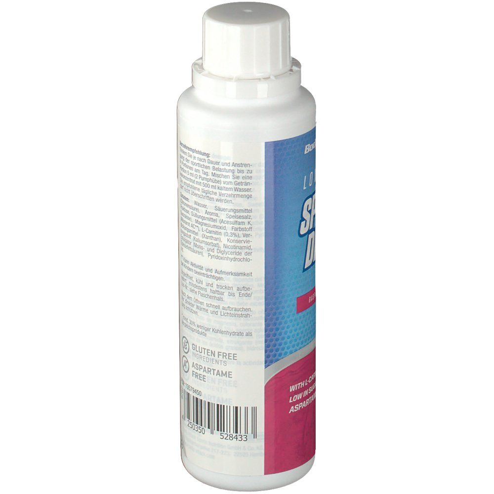 Body Attack Low Carb Sports Drink Raspberry