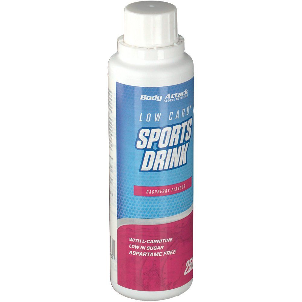 Body Attack Low Carb Sports Drink Raspberry