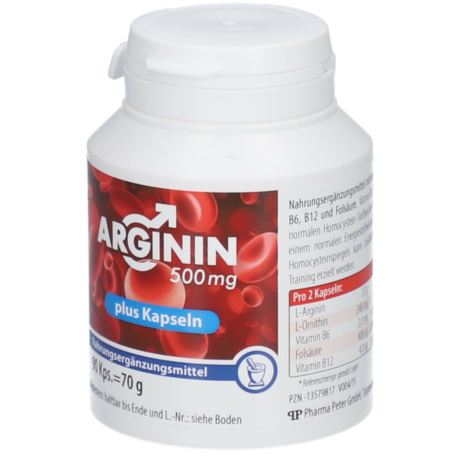 Arginin 500 mg plus Kapseln