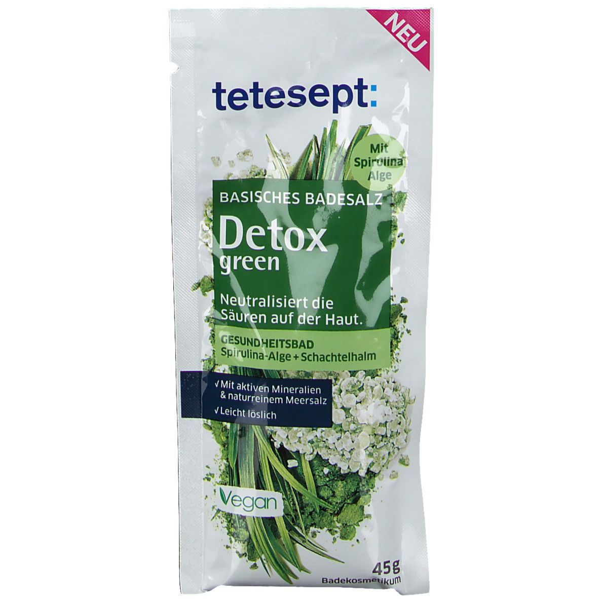 tetesept® Basisches Badesalz Detox green