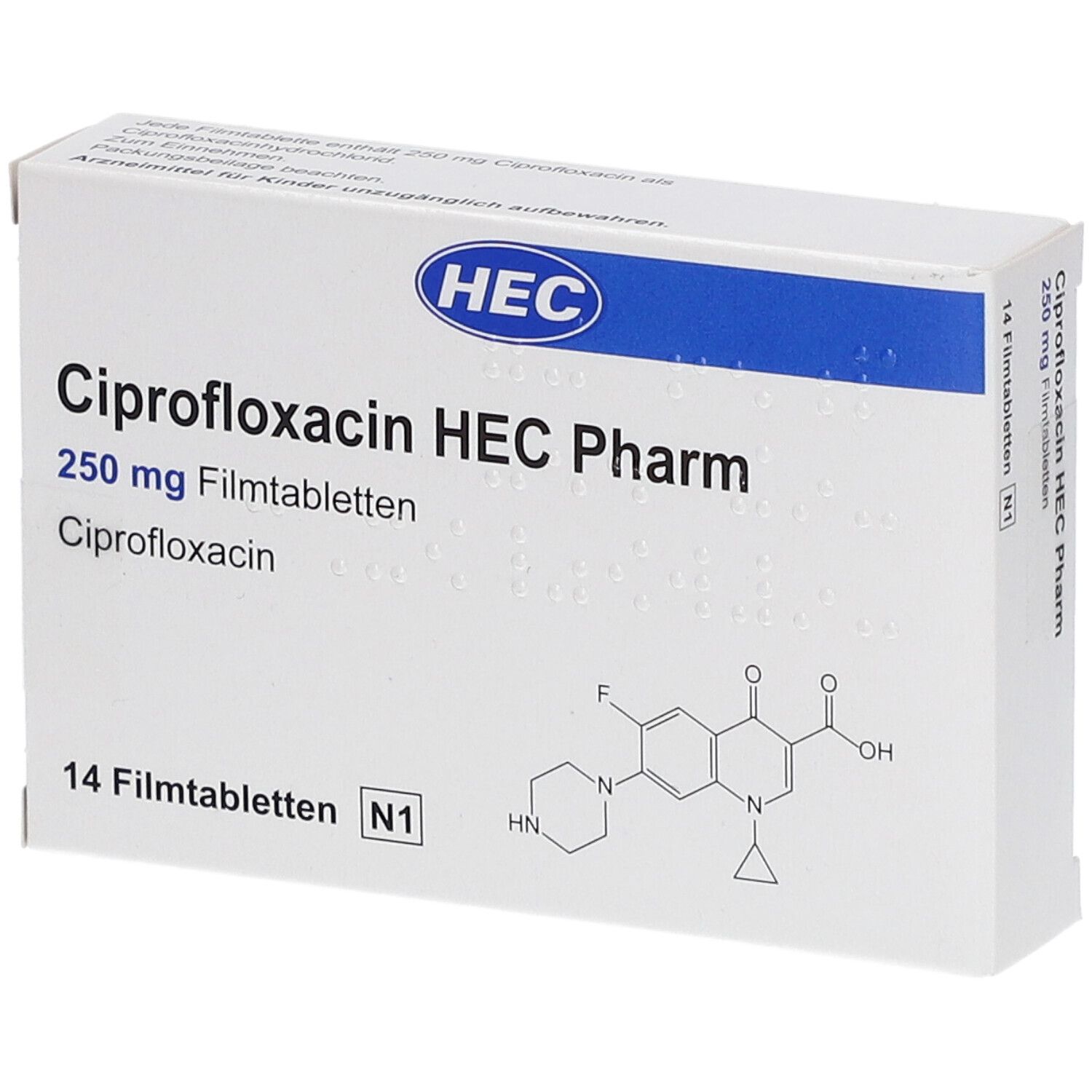 Ciprofloxacin HEC Pharm 250 mg