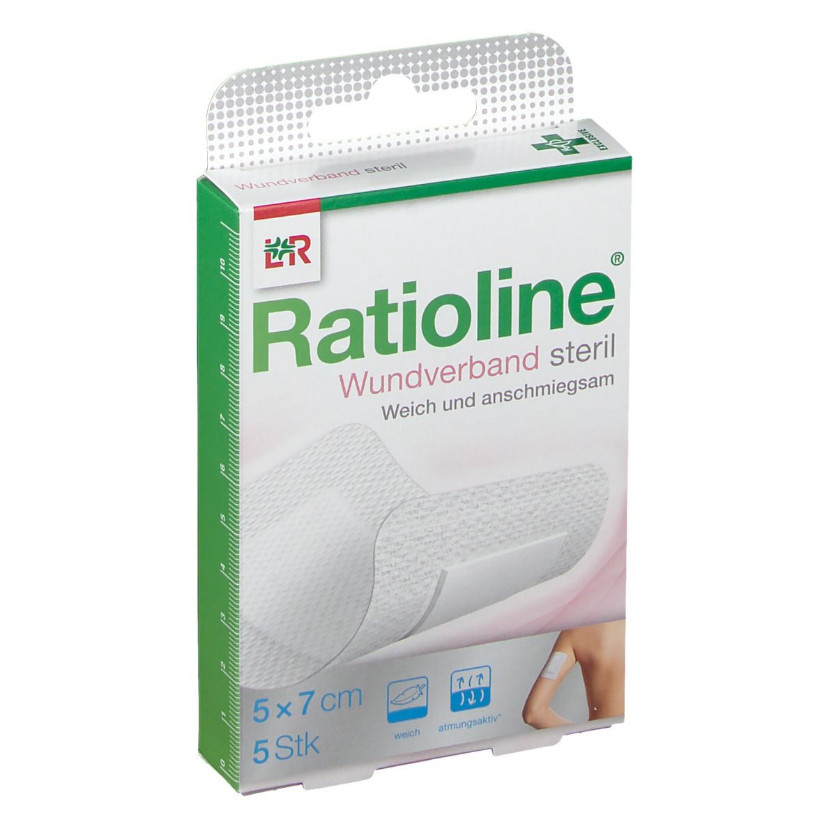 Ratioline® Wundverband steril 7 x 5 cm