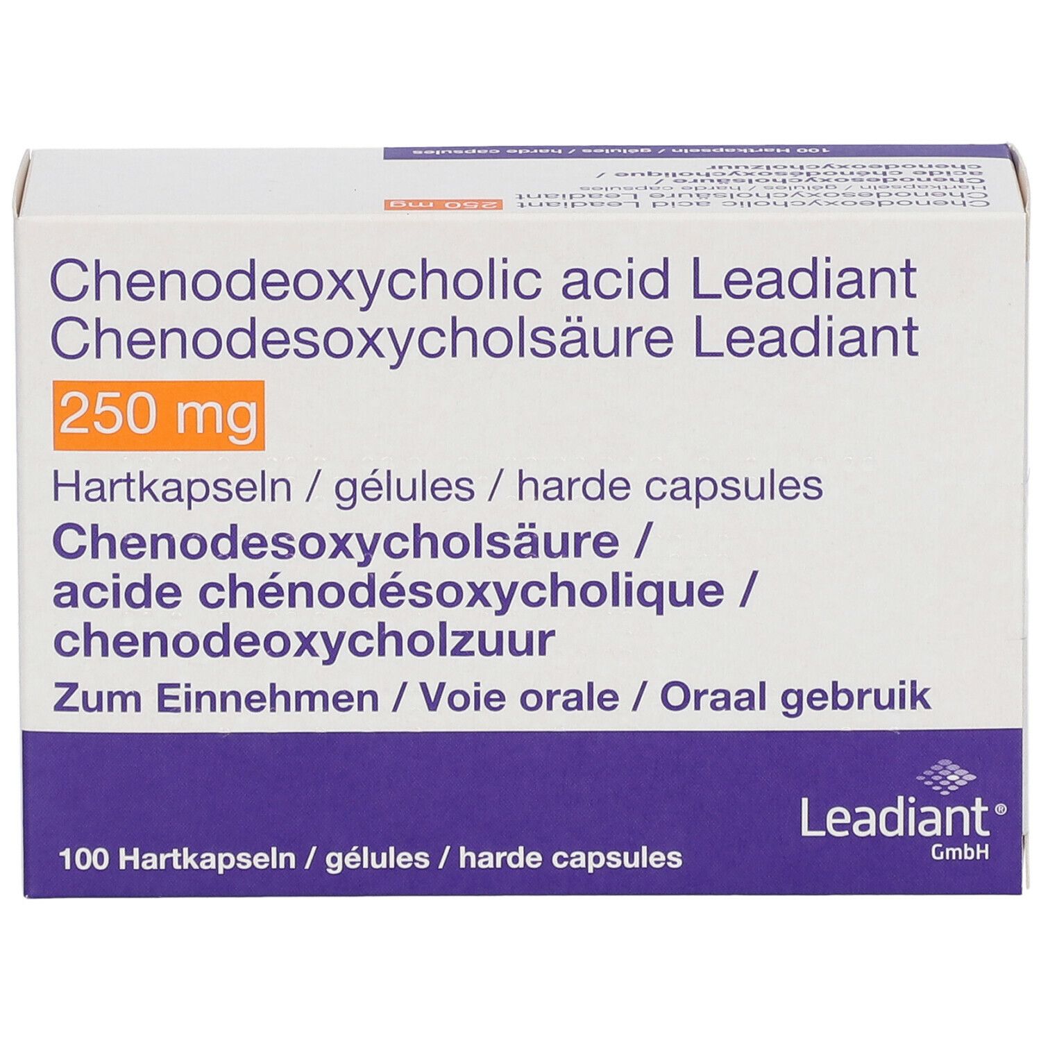 Chenodeoxycholsäure Leadiant 250 mg