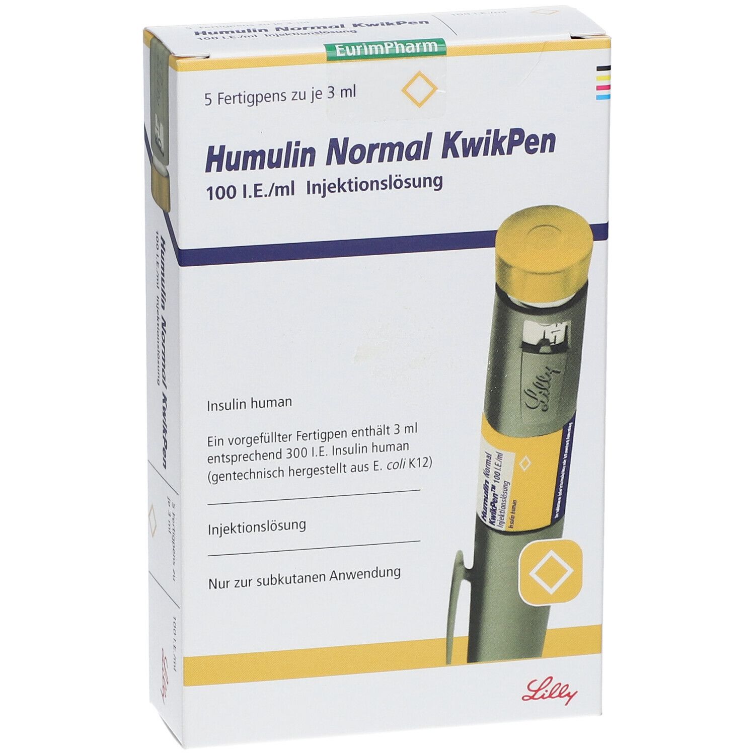 Humulin Normal KwikPen 5 St mit dem E-Rezept kaufen - Shop Apotheke