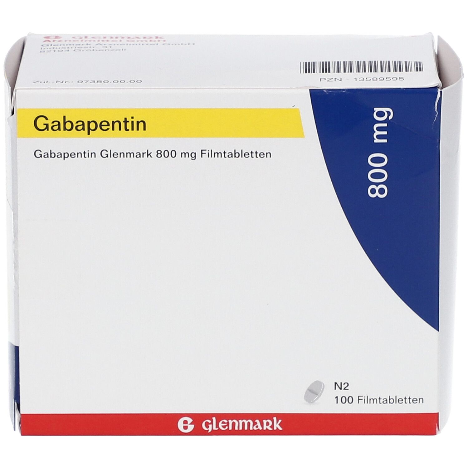 Gabapentin Glenmark 800 mg